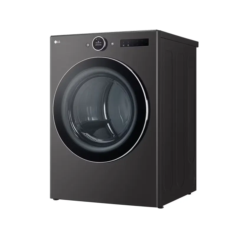 Lg SECADORA A GAS DE CARGA FRONTAL 22KG NEGRO THINQ DF74BFXS6